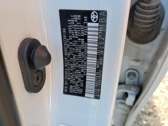 2016 TOYOTA COROLLA L - 5YFBURHE1GP400800
