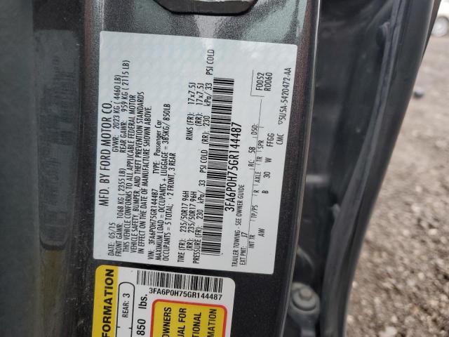 2016 FORD FUSION SE - 3FA6P0H75GR144487