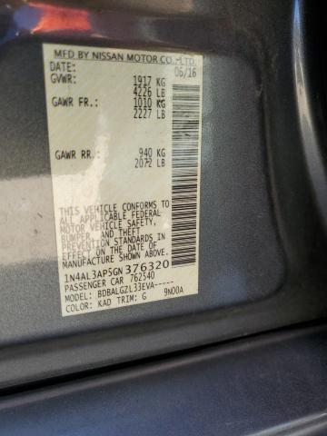 2016 NISSAN ALTIMA 2.5 - 1N4AL3AP5GN376320
