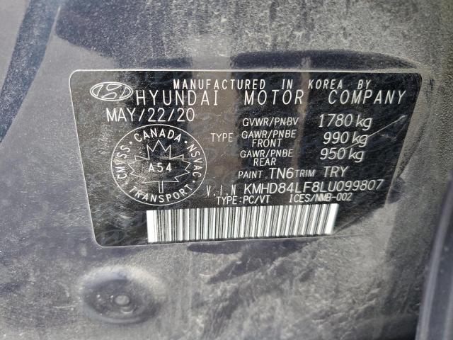 2020 HYUNDAI ELANTRA SE - KMHD84LF8LU099807