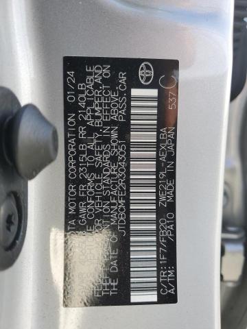 2024 TOYOTA COROLLA LE - JTDBCMFE2R3043051