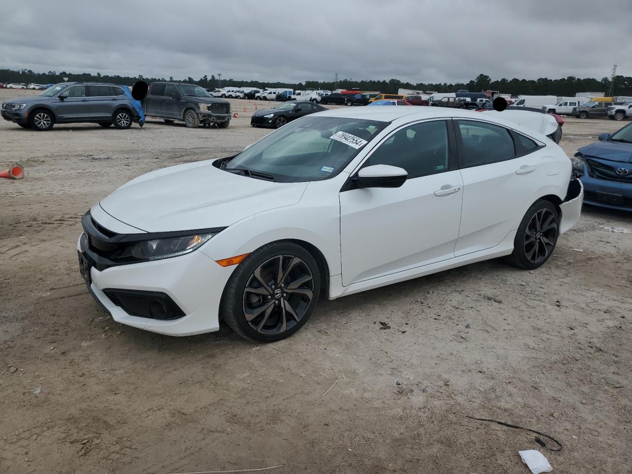 Lot #3020991338 2021 HONDA CIVIC SPOR