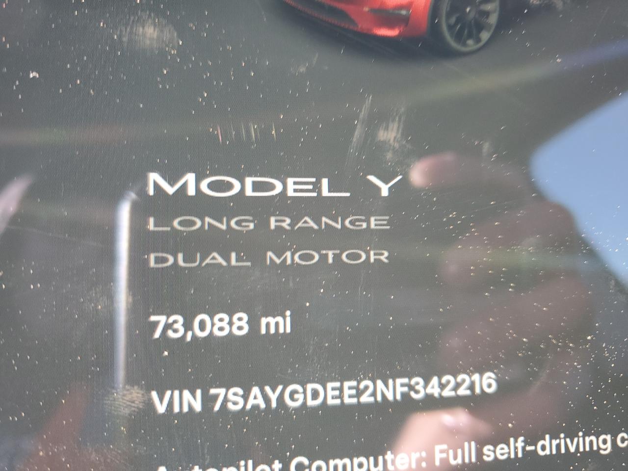 Lot #3033239886 2022 TESLA MODEL Y