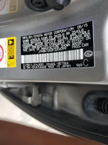 2015 LEXUS ES 350 - JTHBK1GG2F2204399