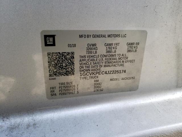 VIN 1GCVKPEC4JZ225174 2018 CHEVROLET ALL MODELS no.13