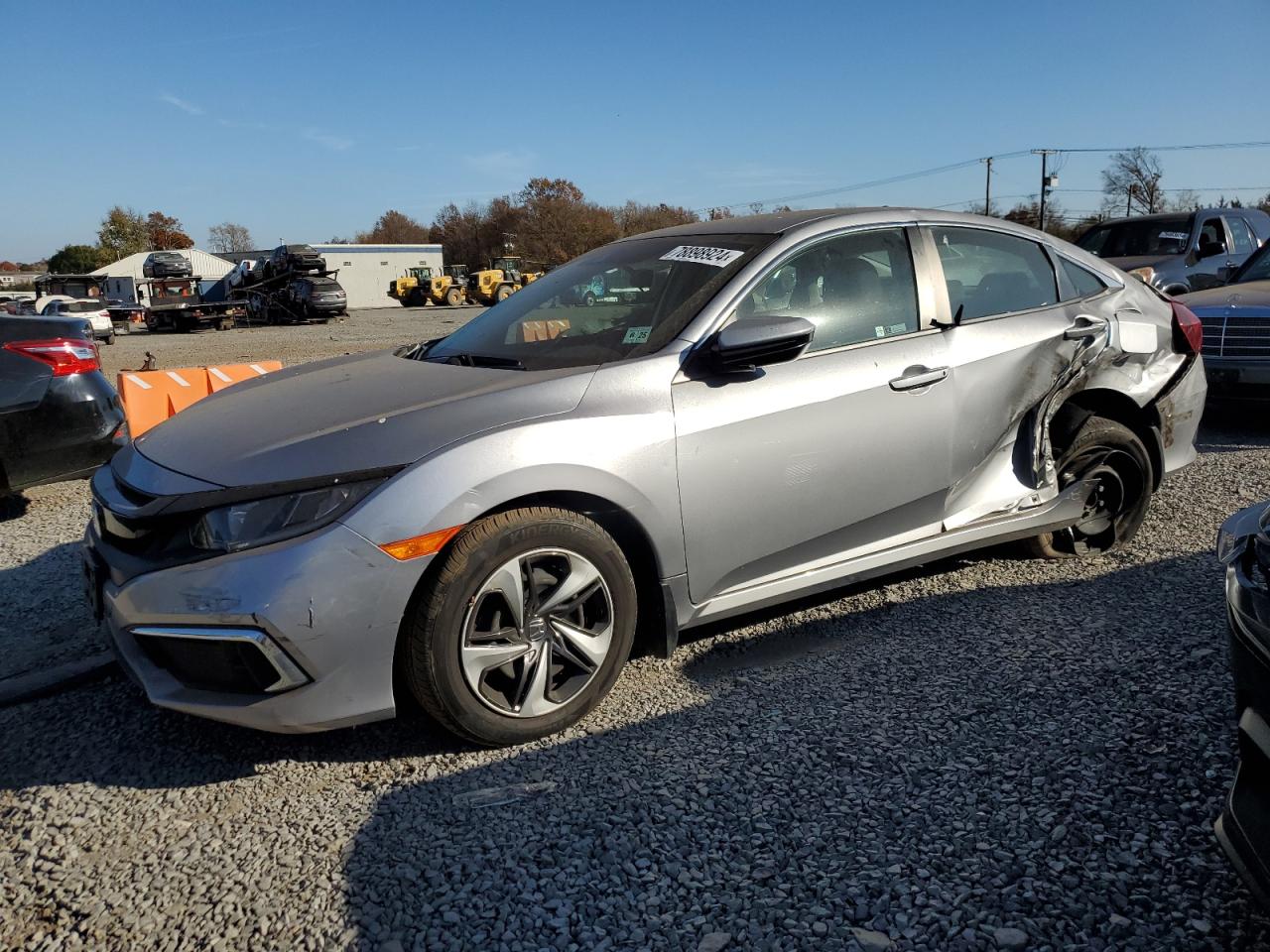 Lot #2996402381 2020 HONDA CIVIC LX