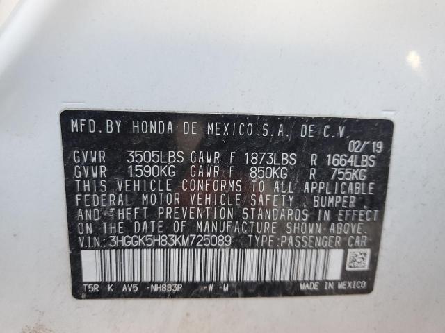 2019 HONDA FIT EX - 3HGGK5H83KM725089
