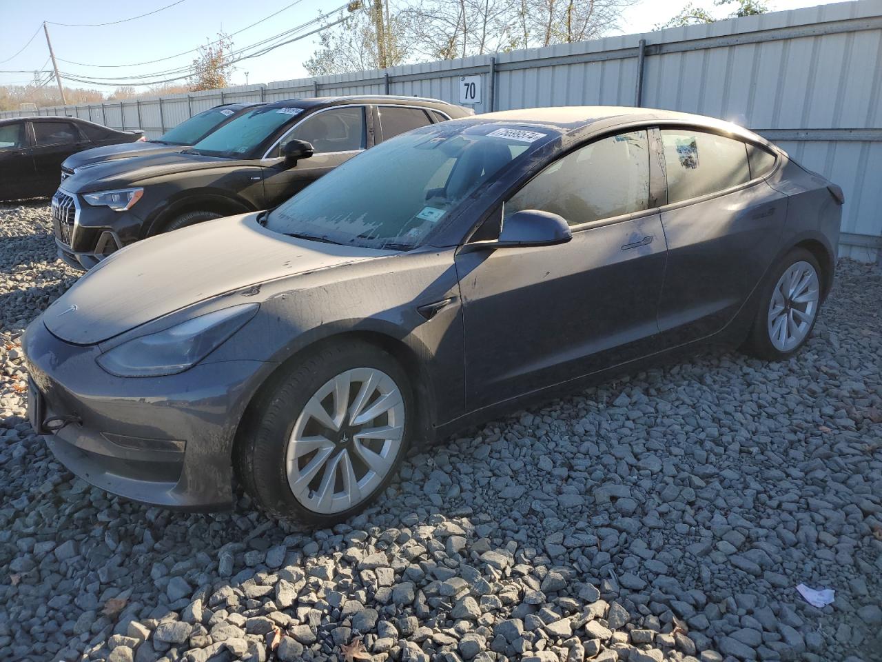 Lot #2971626708 2022 TESLA MODEL 3