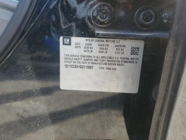 2016 CHEVROLET MALIBU LIM - 1G11C5SA1GU110887