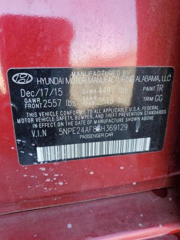 2016 HYUNDAI SONATA SE - 5NPE24AF8GH369129