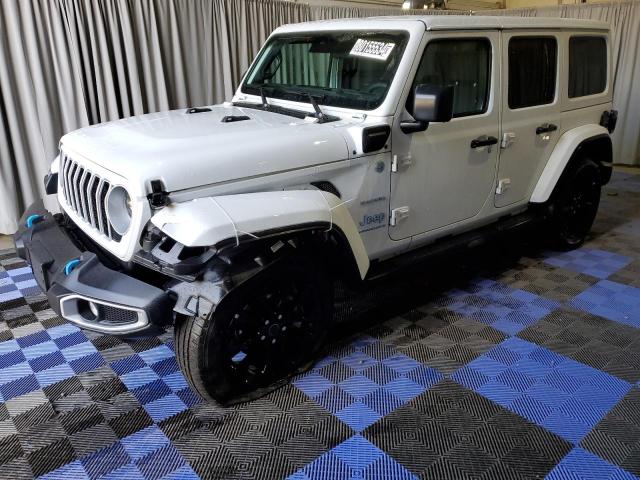 JEEP WRANGLER S 2024 white  hybrid engine 1C4RJXP6XRW283590 photo #1