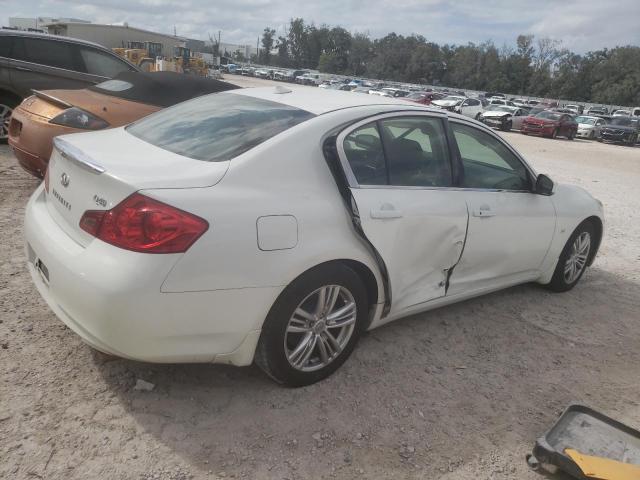 INFINITI Q40 2015 white  gas JN1CV6AP2FM501585 photo #4