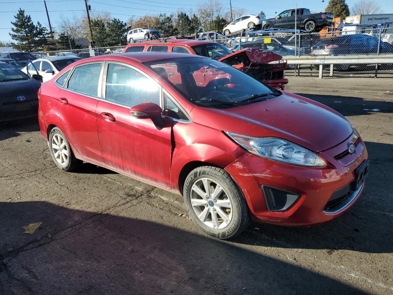 Lot #2977219183 2012 FORD FIESTA SEL