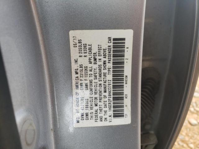 2017 HONDA ACCORD SPO - 1HGCR2F58HA237912