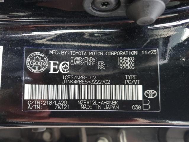 2024 TOYOTA COROLLA N JTNK4MBE5R3222702