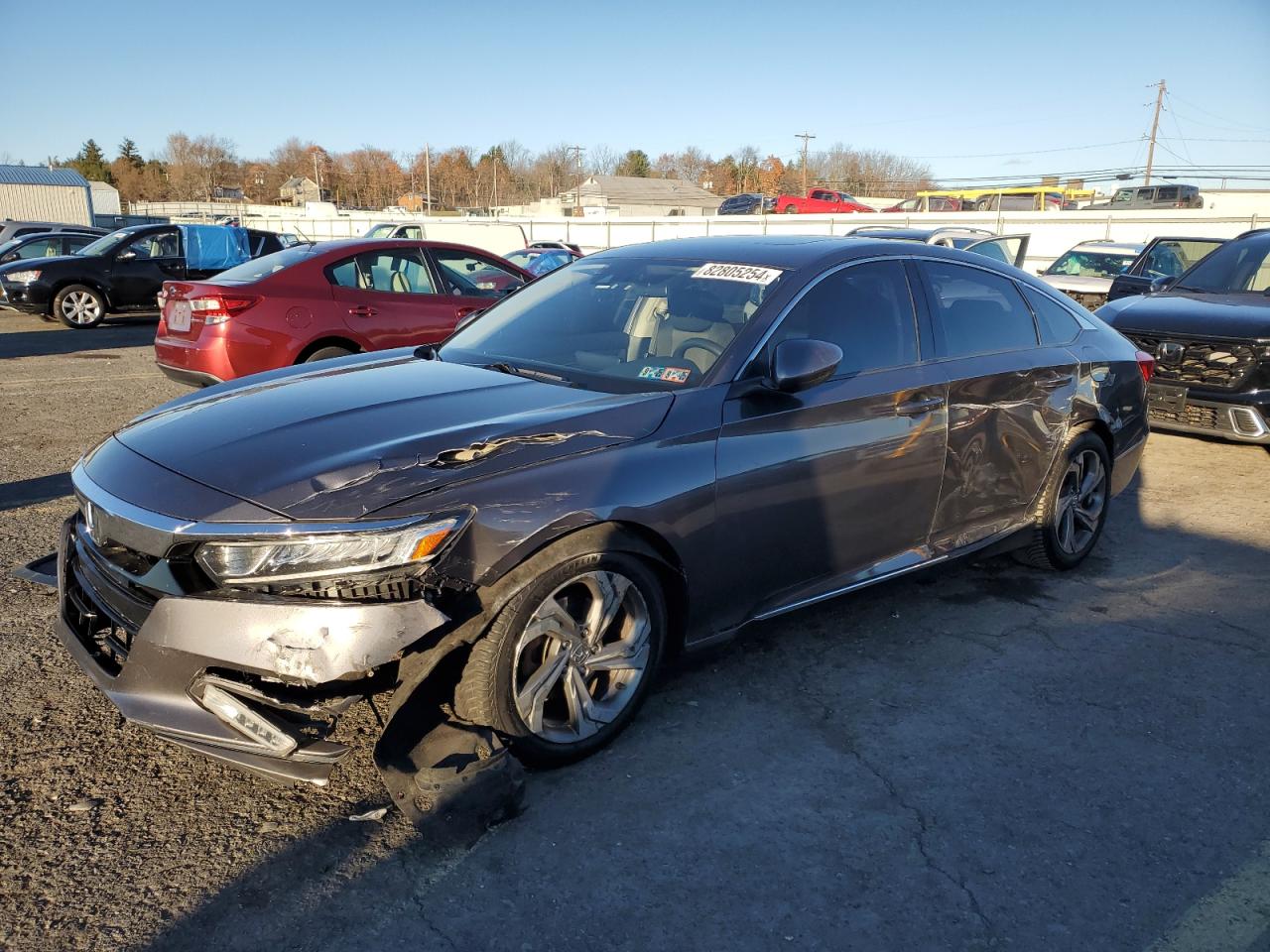 Lot #3030635162 2018 HONDA ACCORD EX