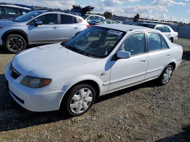 MAZDA PROTEGE DX 2002 white  gas JM1BJ225821620599 photo #1