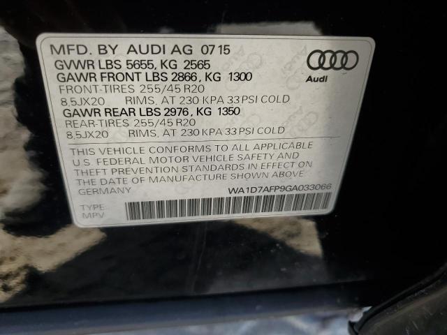 VIN WA1D7AFP9GA033066 2016 Audi Q5, Premium Plus S-... no.13