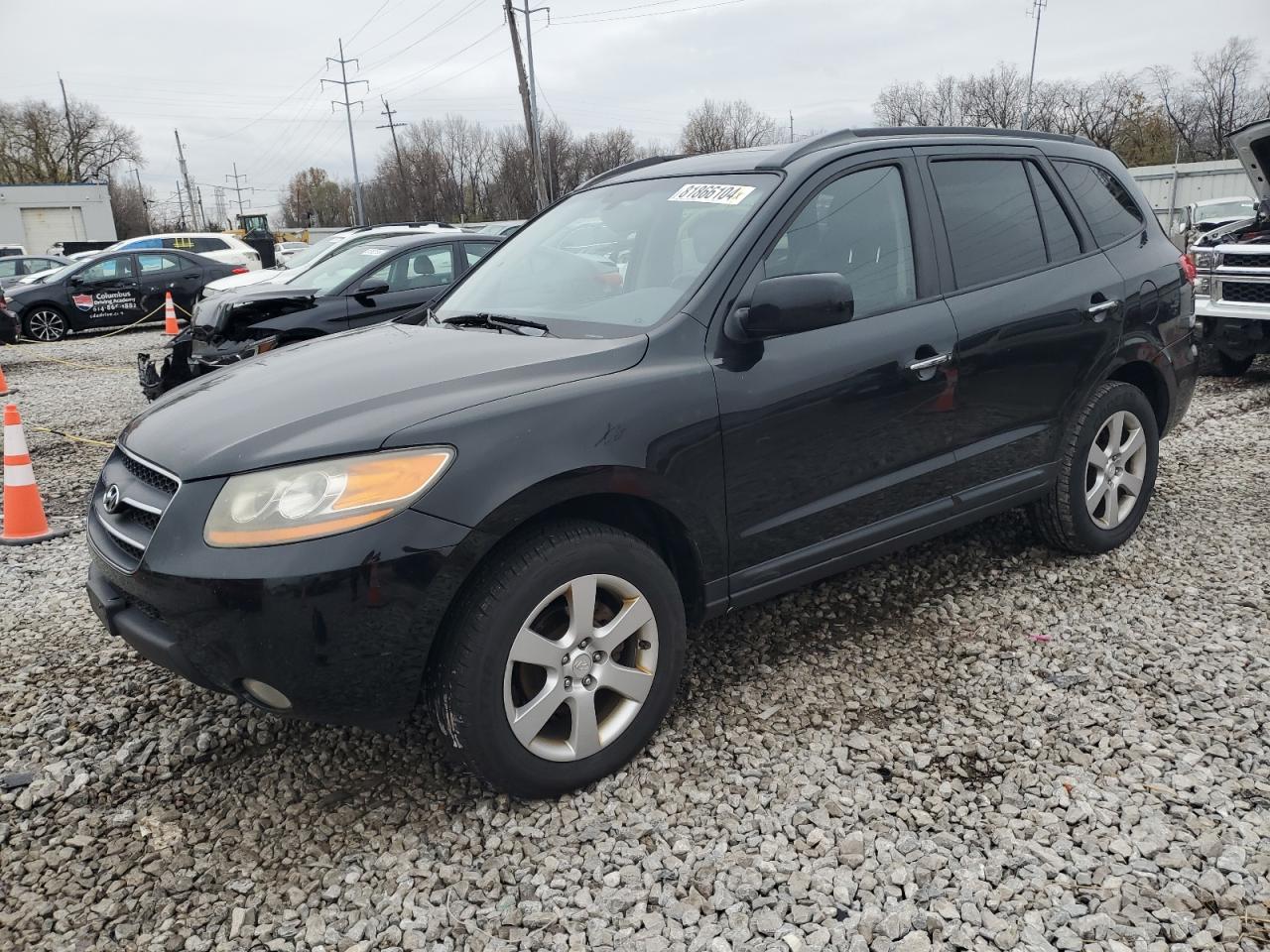 Lot #3027009862 2008 HYUNDAI SANTA FE S