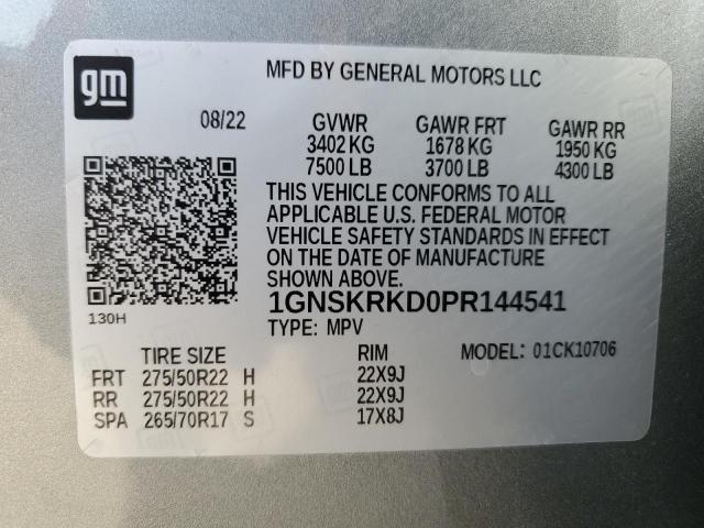 2023 CHEVROLET TAHOE K150 - 1GNSKRKD0PR144541