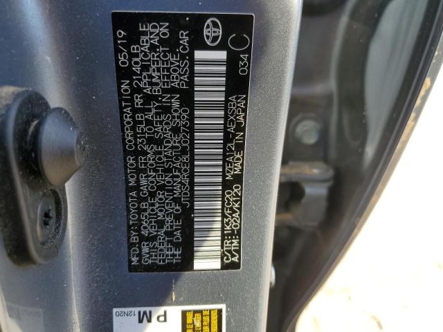 2020 TOYOTA COROLLA SE JTDS4RCE8LJ027390