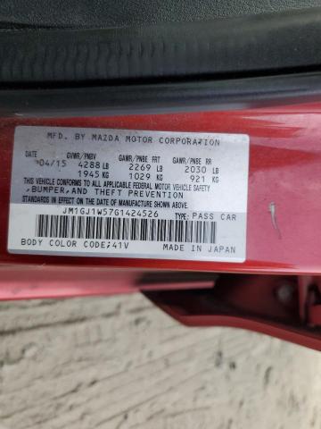 2016 MAZDA 6 - JM1GJ1W57G1424526