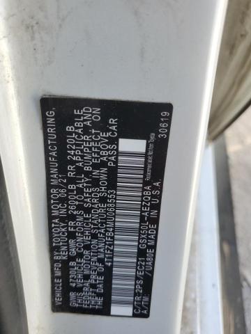 2021 TOYOTA AVALON TRD 4T1FZ1FB4MU068553