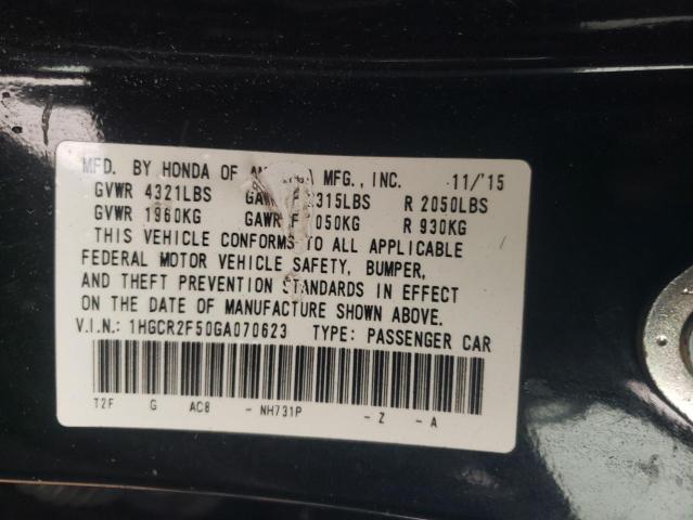 2016 HONDA ACCORD SPO - 1HGCR2F50GA070623