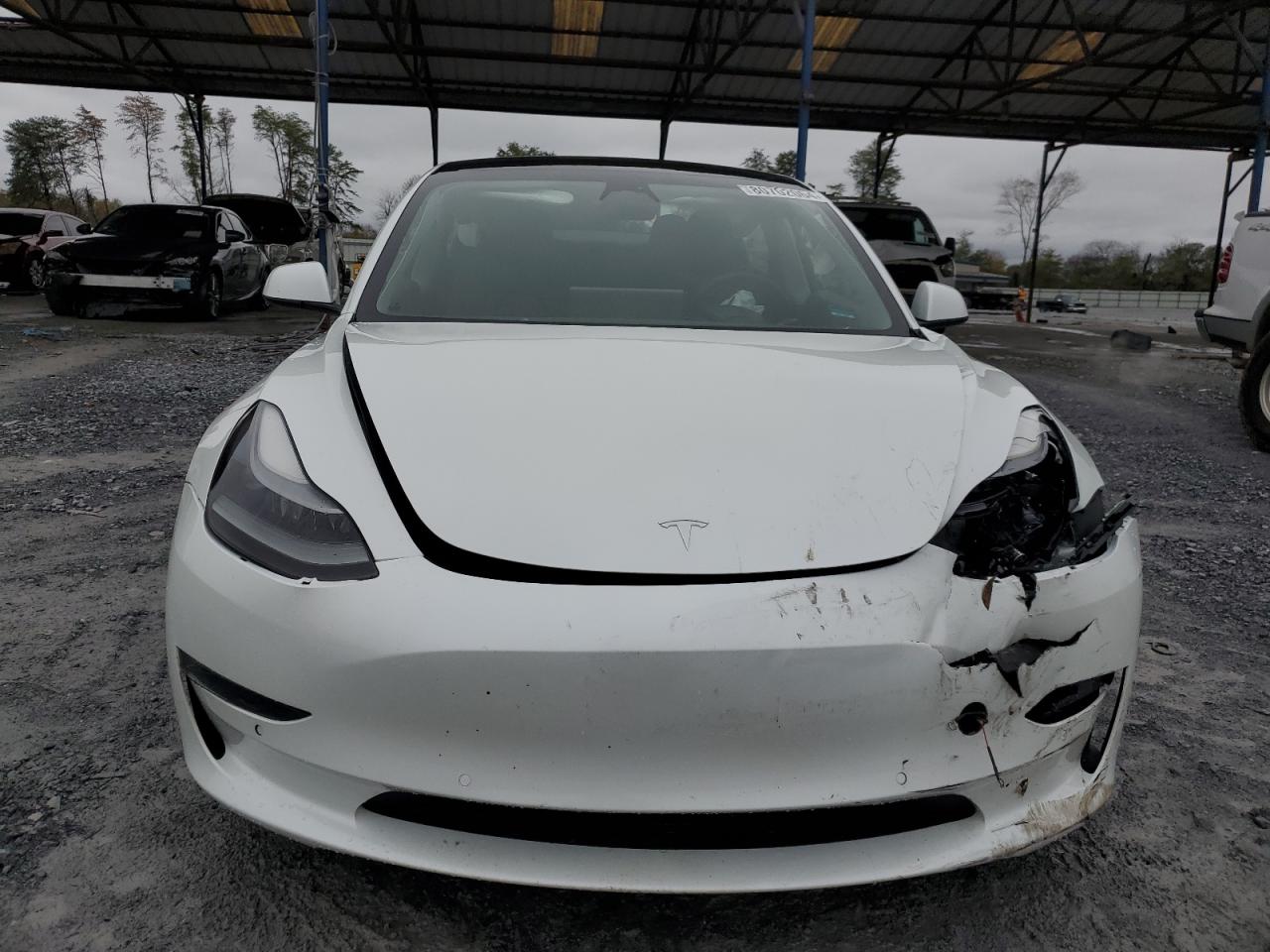 Lot #3034397139 2021 TESLA MODEL 3