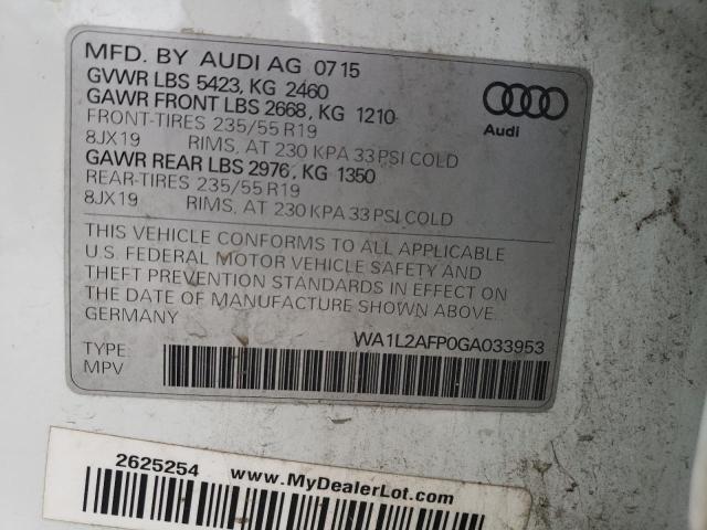 VIN WA1L2AFP0GA033953 2016 Audi Q5, Premium Plus no.13