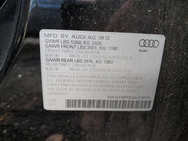 VIN WA1LFAFP2DA020010 2013 AUDI Q5 no.13