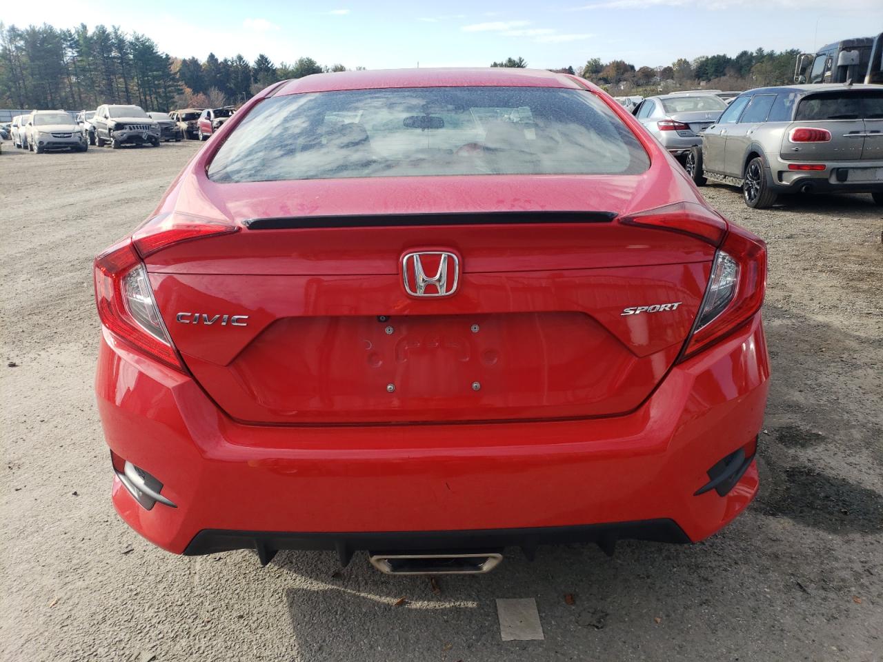 Lot #2994168266 2019 HONDA CIVIC SPOR