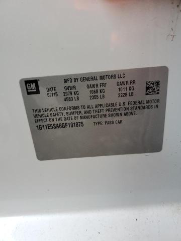 2016 CHEVROLET MALIBU LIM - 1G11E5SA6GF101875