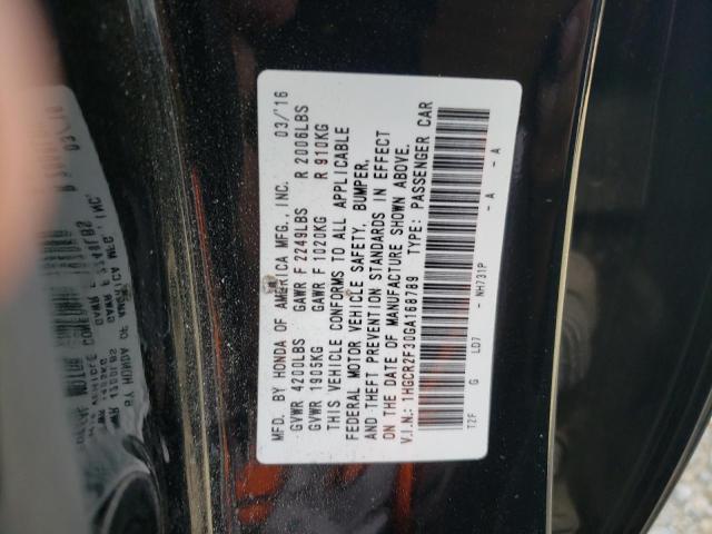 VIN 1HGCR2F30GA168789 2016 HONDA ACCORD no.13