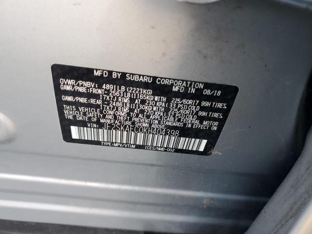 2019 SUBARU FORESTER P - JF2SKAEC0KH404398