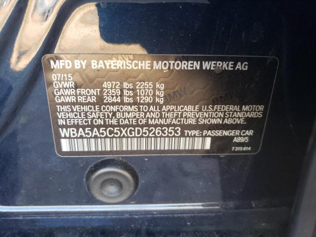 2016 BMW 528 I - WBA5A5C5XGD526353