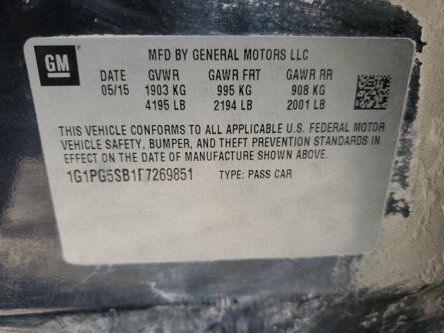 2015 CHEVROLET CRUZE LTZ - 1G1PG5SB1F7269851