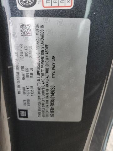 2018 CHEVROLET CAMARO LT - 1G1FB1RX8J0149230
