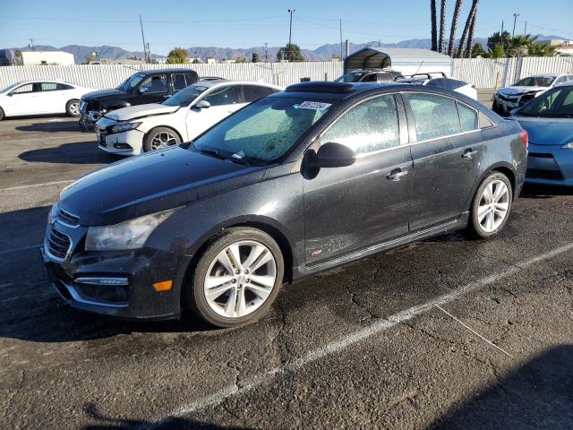 CHEVROLET CRUZE LTZ 2015 black sedan 4d gas 1G1PG5SB5F7279136 photo #1