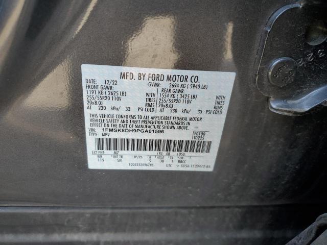 2023 FORD EXPLORER X - 1FMSK8DH9PGA01596