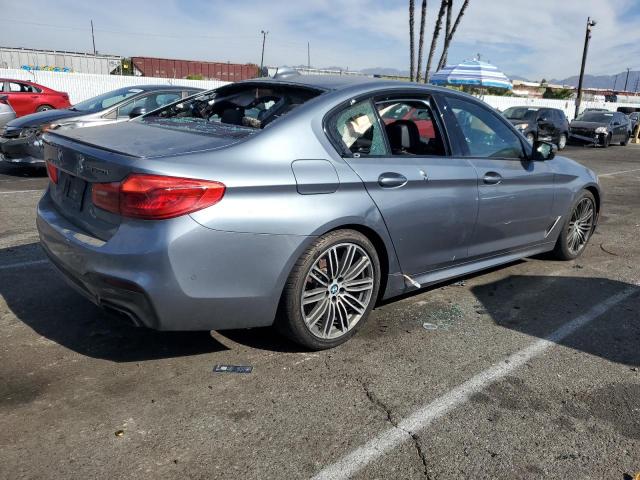 BMW M550XI 2019 gray  gas WBAJB9C56KB287939 photo #4