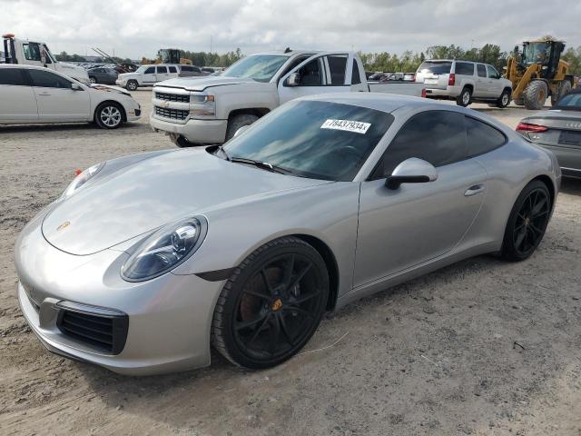 PORSCHE 911 CARRER 2018 silver  gas WP0AA2A93JS105437 photo #1