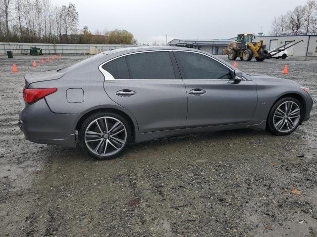 INFINITI Q50 BASE 2015 gray  gas JN1BV7AR4FM393294 photo #4