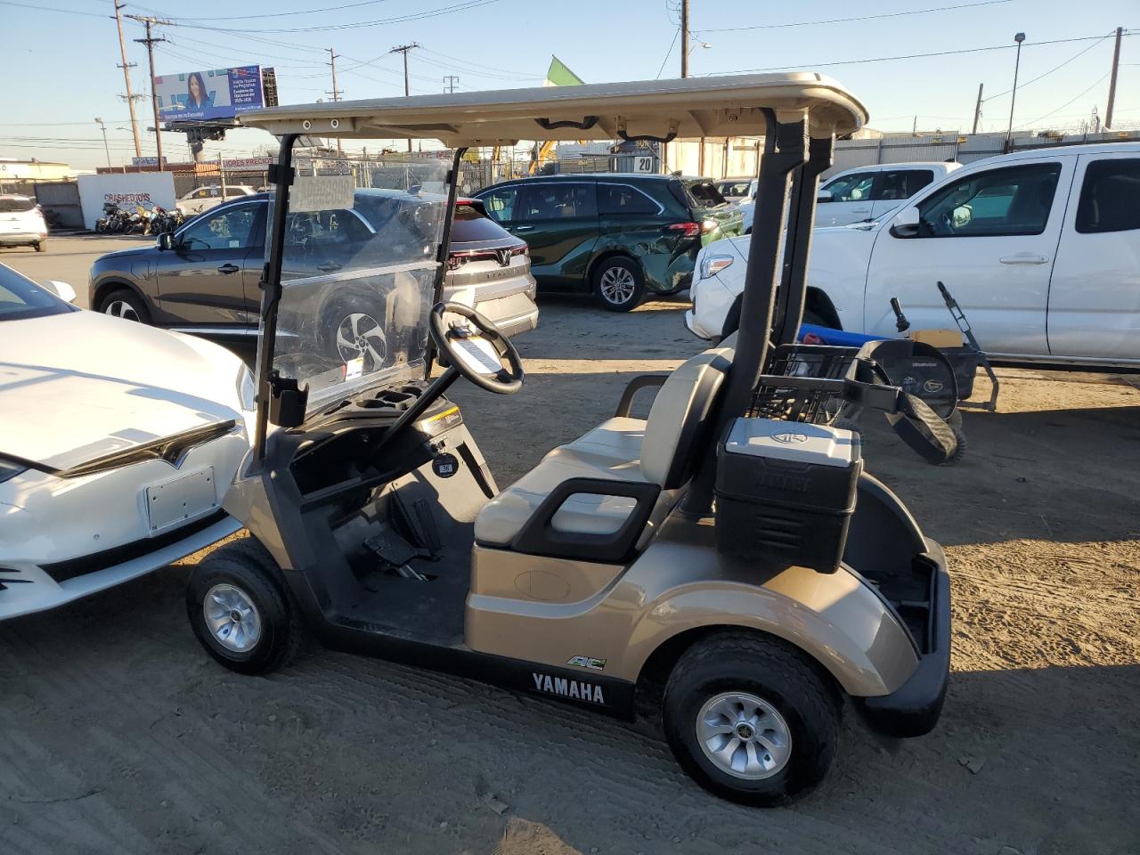 Lot #2976916598 2021 YAMAHA GOLF CART