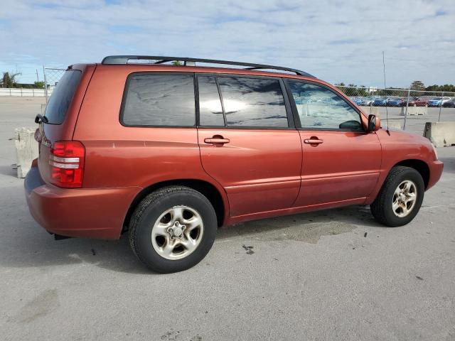 TOYOTA HIGHLANDER 2001 red  gas JTEGF21A010019189 photo #4