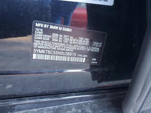 2017 BMW X5 M - 5YMKT6C55H0U38915
