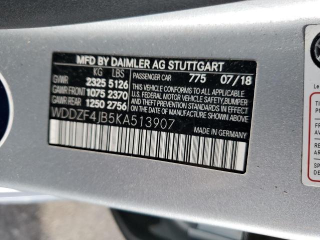 VIN WDDZF4JB5KA513907 2019 MERCEDES-BENZ E-CLASS no.13