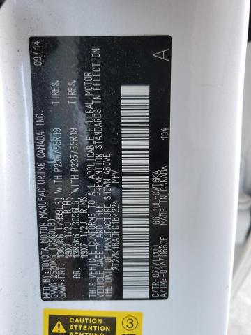 2015 LEXUS RX 350 - 2T2ZK1BA0FC167224