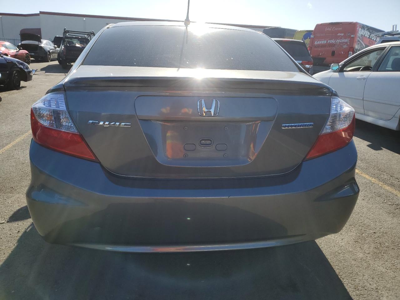 Lot #3029324739 2012 HONDA CIVIC HYBR