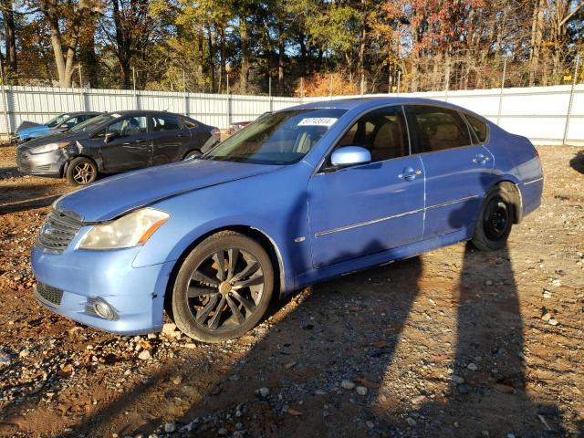 INFINITI M35 BASE 2008 blue sedan 4d gas JNKAY01E78M603392 photo #1